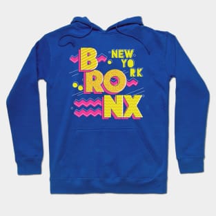 Retro 90s Bronx, New York Hoodie